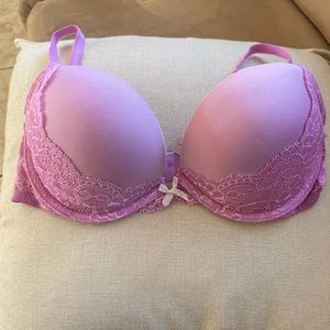 Lilac Victoria Secret Bra push up bra 32C